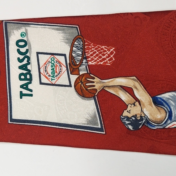 Tabasco Label Hot Sauce Neck Tie 👔 - Picture 12 of 12